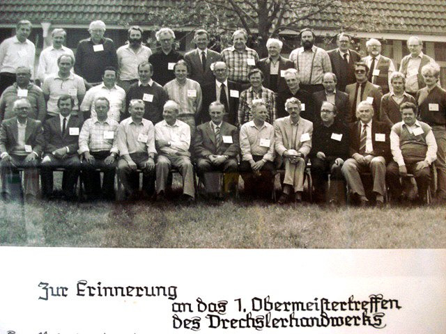 Obermeistertreffen der Drechsler 1986 in Brandenburg(H.)