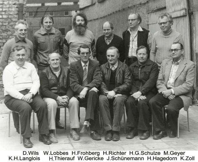 Berufsgruppe Drechsler um 1985 (nicht vollzählig)